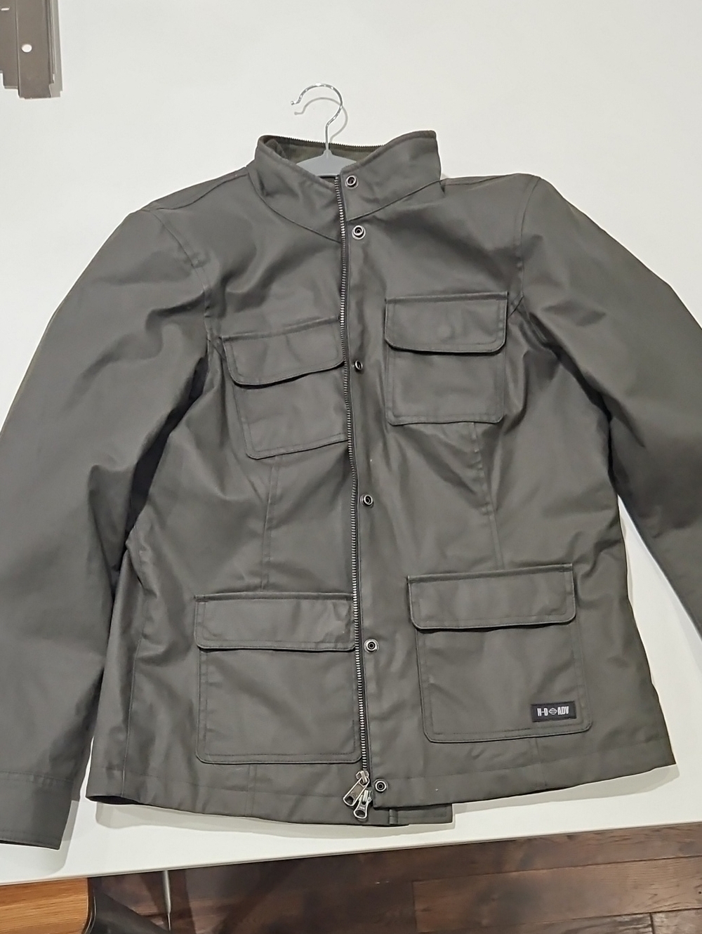 Womens Harley Davidson Utility Field Jacket Mesa Waxed Sz Lg Nwt